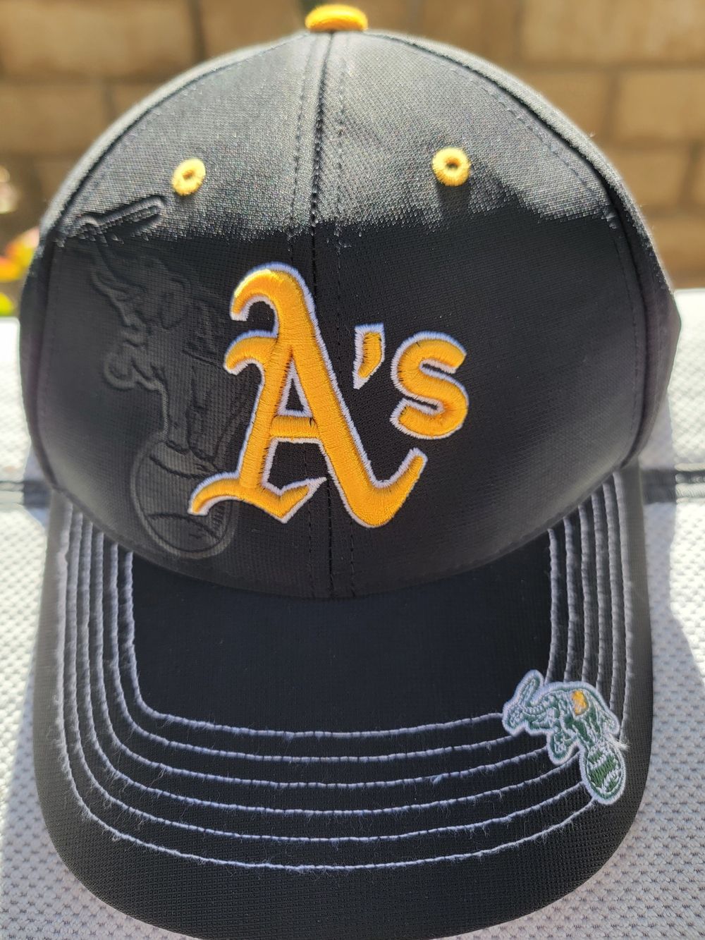 47 Brand Oakland Athletics MLB Black/Yellow Baseball Cap One Size